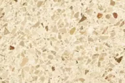 Terrazzo Oberfläche beige